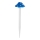 Aigostar - LED Solar light LED/0,006W/1,2V 100 mAh 2700K IP44 blue