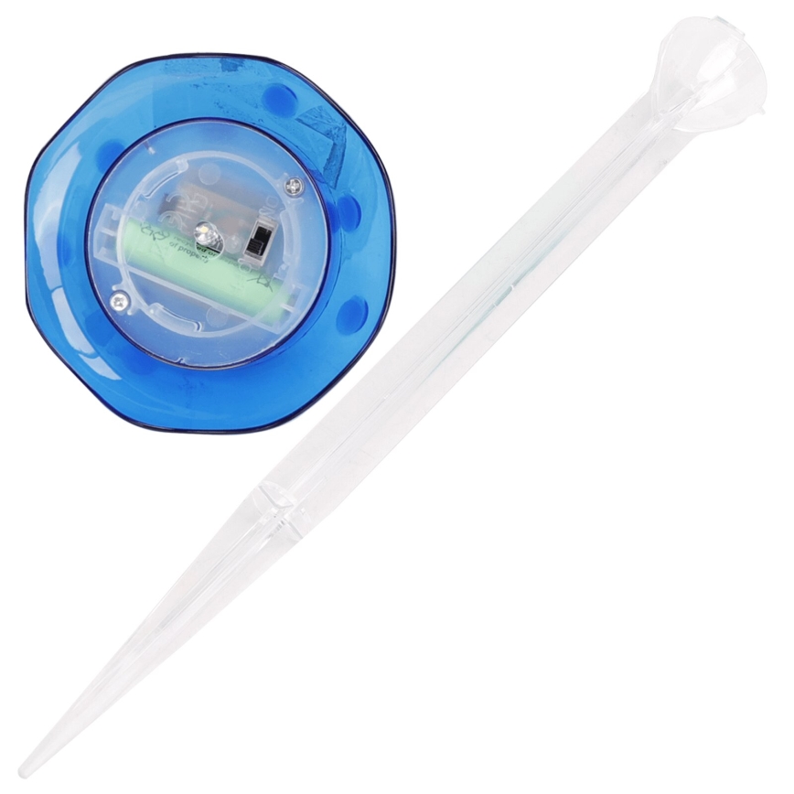 Aigostar - LED Solar light LED/0,006W/1,2V 100 mAh 2700K IP44 blue