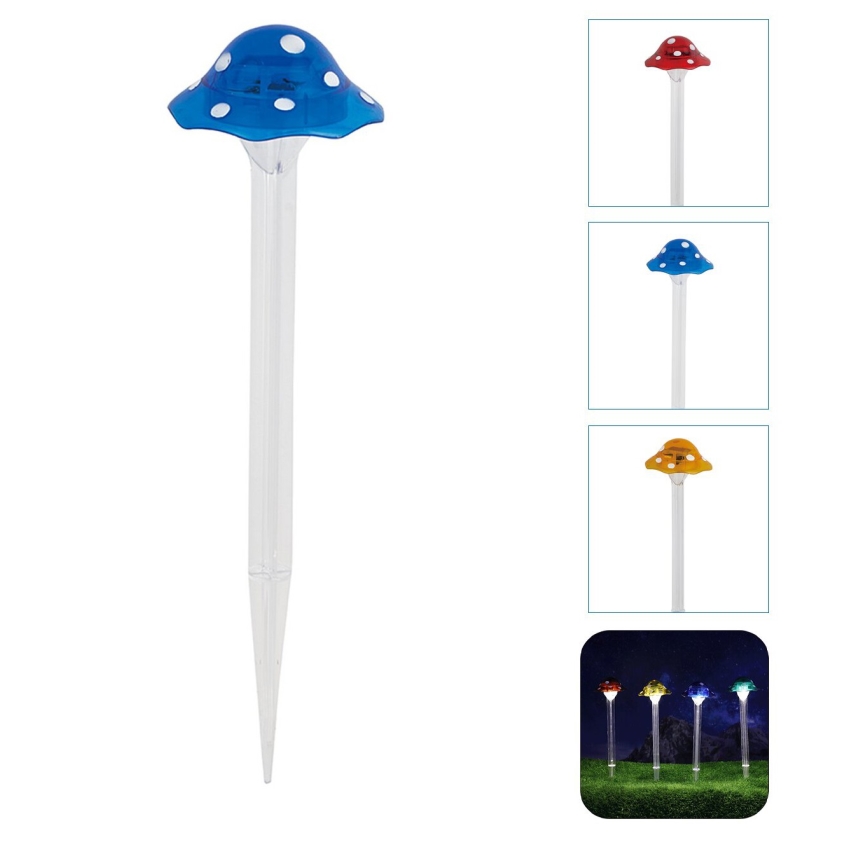 Aigostar - LED Solar light LED/0,006W/1,2V 100 mAh 2700K IP44 blue
