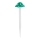 Aigostar - LED Solar light LED/0,006W/1,2V 100 mAh 2700K IP44 green