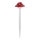 Aigostar - LED Solar light LED/0,006W/1,2V 100 mAh 2700K IP44 red