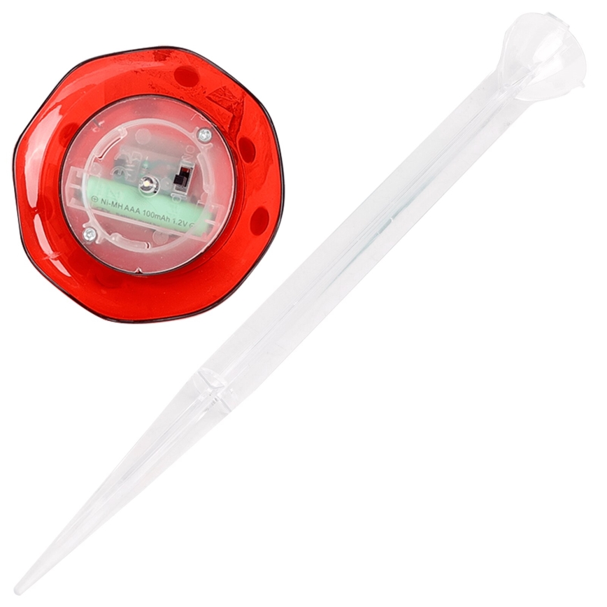 Aigostar - LED Solar light LED/0,006W/1,2V 100 mAh 2700K IP44 red