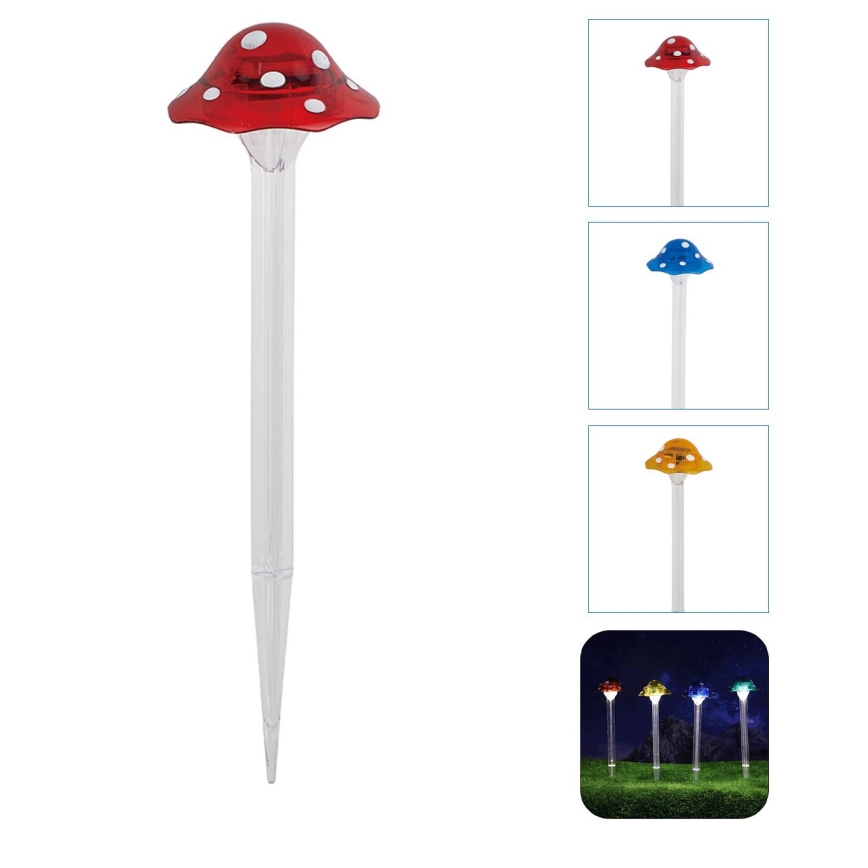 Aigostar - LED Solar light LED/0,006W/1,2V 100 mAh 2700K IP44 red