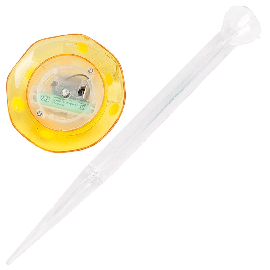 Aigostar - LED Solar light LED/0,006W/1,2V 100 mAh 2700K IP44 yellow