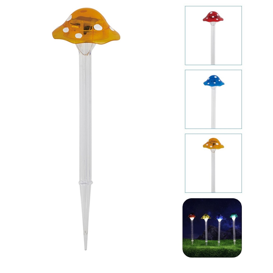 Aigostar - LED Solar light LED/0,006W/1,2V 100 mAh 2700K IP44 yellow