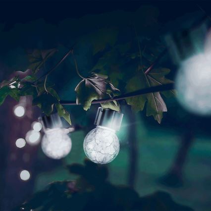 Aigostar - LED Solar light LED/0,006W/1,2V d. 6 cm 100 mAh 6500K IP44
