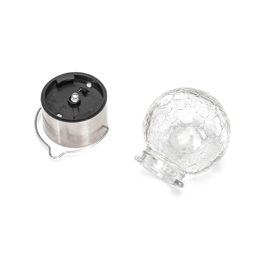 Aigostar - LED Solar light LED/0,006W/1,2V d. 6 cm 100 mAh 6500K IP44