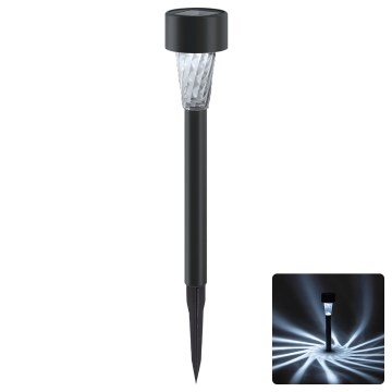 Aigostar - LED Solar Light LED/2V IP44 40 mAh Black