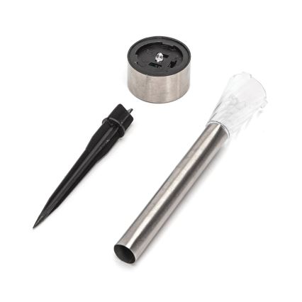 Aigostar - LED Solar Light LED/2V IP44 40 mAh Matte Chrome