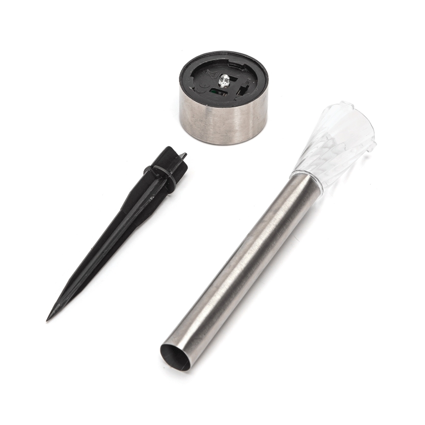 Aigostar - LED Solar Light LED/2V IP44 40 mAh Matte Chrome