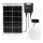 Aigostar - LED Solar Light LED/70W/12V 6000 mAh 6500K IP65 Ø 20.5 cm + Remote Control
