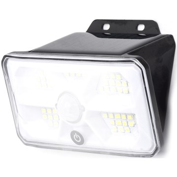 Aigostar LED Solar Light with Sensor 3.7V 6500K 500 mAh IP65 Black