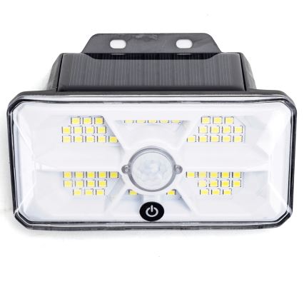 Aigostar LED Solar Light with Sensor 3.7V 6500K 500 mAh IP65 Black