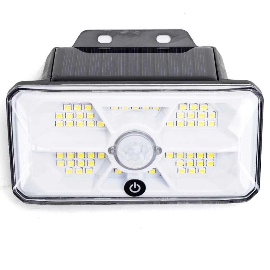 Aigostar LED Solar Light with Sensor 3.7V 6500K 500 mAh IP65 Black