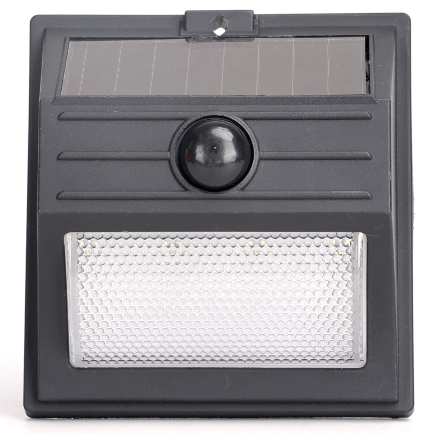Aigostar - LED Solar Light with Sensor LED/3.7V 6500K 500 mAh IP65 Black
