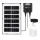 Aigostar - LED Solar Pendant Light 35W / 12V / 3000 mAh / 6500K / IP65 / Ø 10 cm + remote control