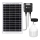 Aigostar - LED Solar Pendant Light LED/70W/12V 6000 mAh 6500K IP65 Ø 12 cm + remote control