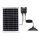 Aigostar - LED Solar Pendant Light LED/70W/12V 6000 mAh 6500K IP65 Ø 23.5 cm + remote control