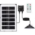 Aigostar - LED Solar Pendant Light with Sensor LED/35W/12V 3000 mAh 6500K dia. 15 cm + remote control