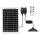 Aigostar - LED Solar Pendant Light with Sensor LED/70W/12V 6000 mAh 6500K IP65 Ø 23.5 cm + Remote Control