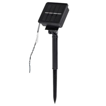 Aigostar - Solar LED Christmas String Lights, 200 LEDs, 8 Modes, 22 m, IP65, Multicolor, 800 mAh