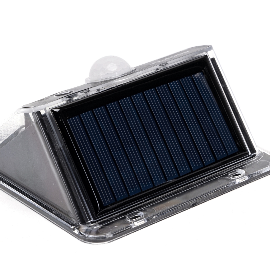 Aigostar - LED Solar Light with Sensor LED/3,7V 6500K 1200 mAh IP65 black