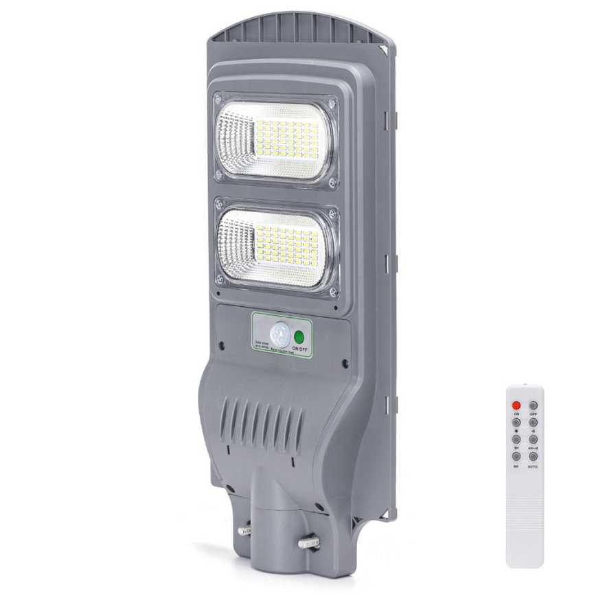 Aigostar - LED Solar street lamp with a sensor LED/100W/3,2V 10000mAh IP65 6500K + remote control