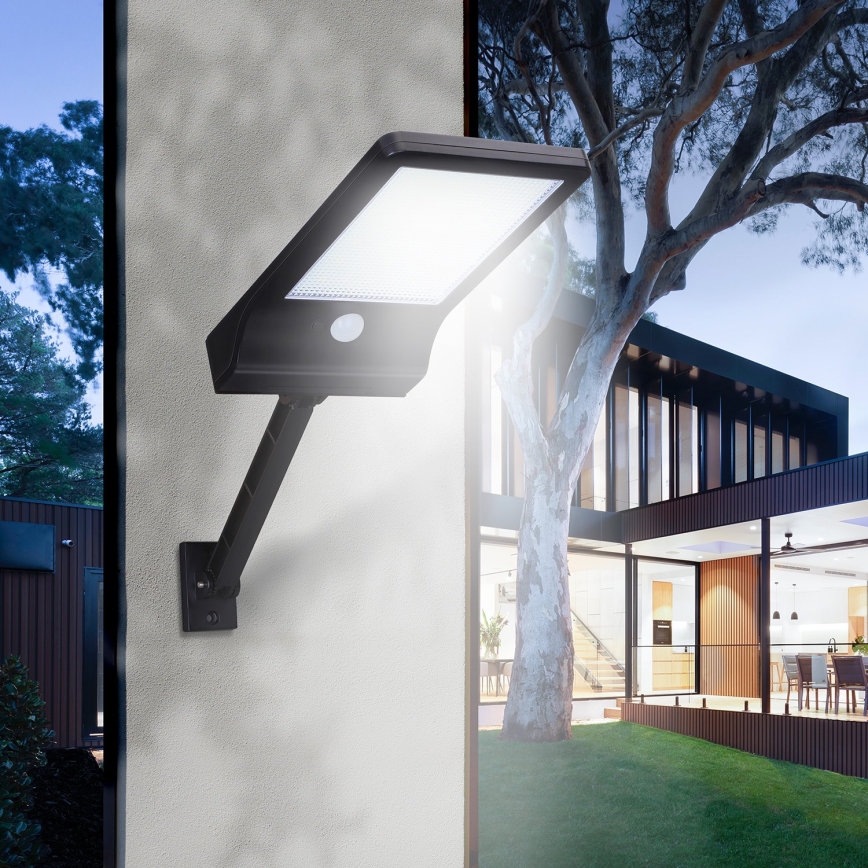 Aigostar - LED Solar street lamp with a sensor LED/2,3W/5,5V 1800 mAh IP65