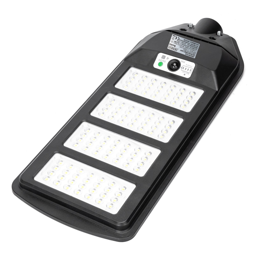 Aigostar - LED Solar street lamp with a sensor LED/200W/3,2V 12000mAh IP65 6500K + remote control