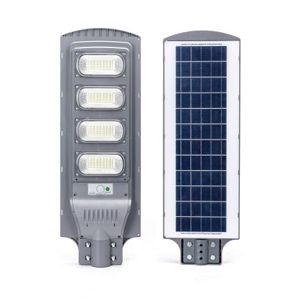 Aigostar - LED Solar street lamp with a sensor LED/200W/3,2V 20000mAh IP65 6500K + remote control