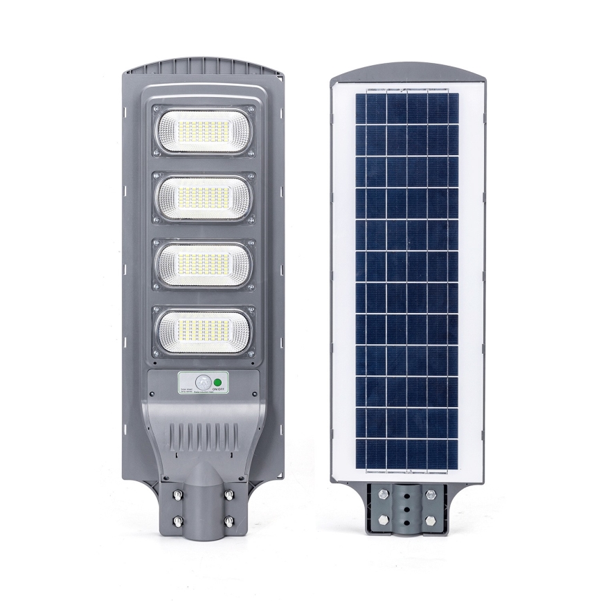 Aigostar - LED Solar street lamp with a sensor LED/200W/3,2V 20000mAh IP65 6500K + remote control