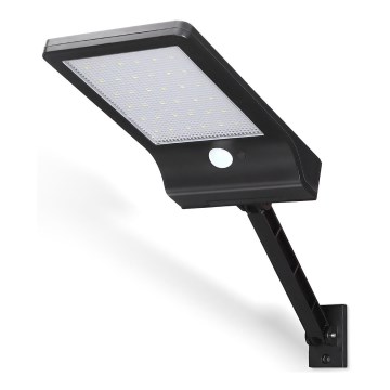Aigostar - LED Solar street lamp with a sensor LED/3W/3,7V1800 mAh IP44 3000/4000/5000K + remote control