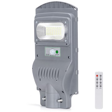 Aigostar - LED Solar street lamp with a sensor LED/50W/3,2V 5000mAh IP65 6500K + remote control