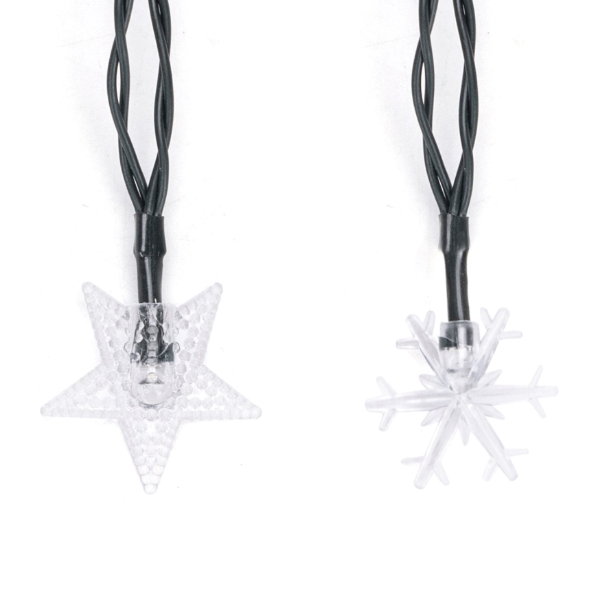Aigostar - LED Solar String Lights, 50 LEDs, 8 Modes, 800 mAh, 12 m, IP65, Multicolor