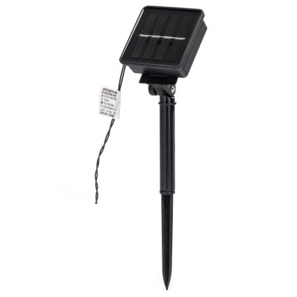 Aigostar - LED Solar String Lights, 50 LEDs / 8 Modes, 12 m, 800 mAh, IP65, Warm White