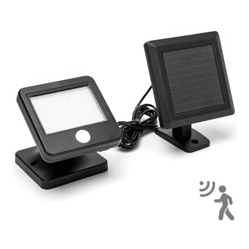 Aigostar - LED Solar wall light with sensor LED/0,64W/3,7V 6500K IP44