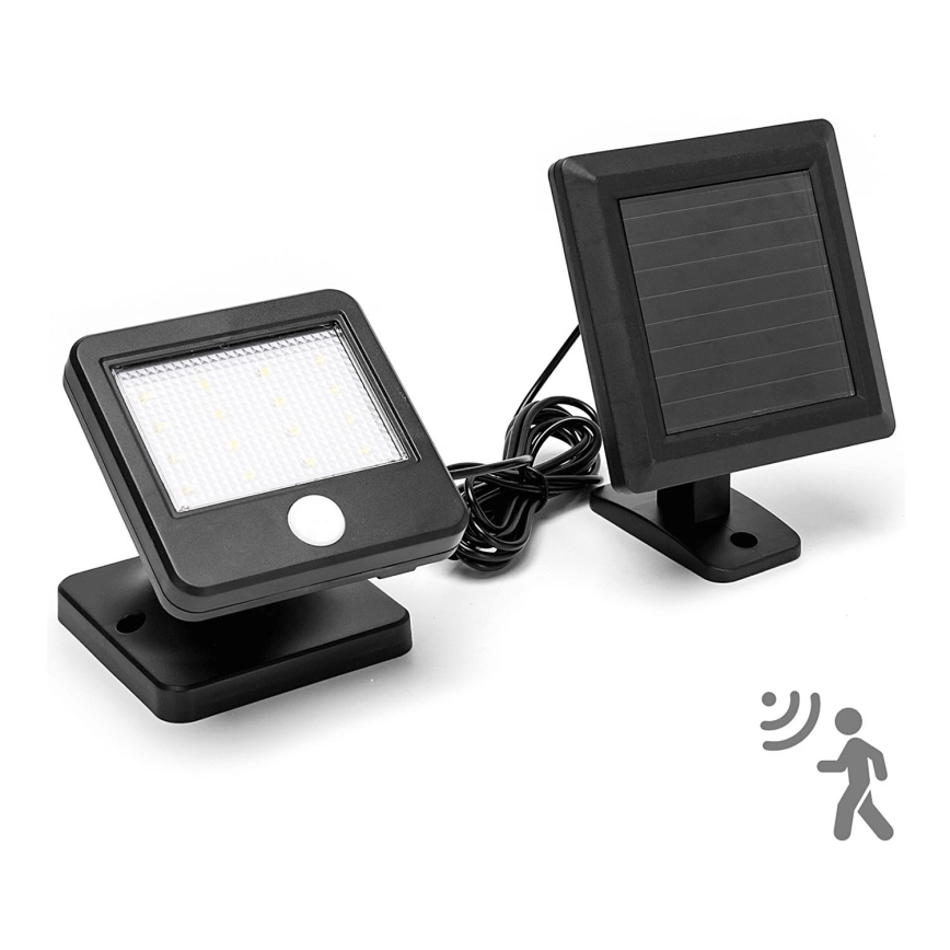 Aigostar - LED Solar wall light with sensor LED/0,64W/3,7V 6500K IP44