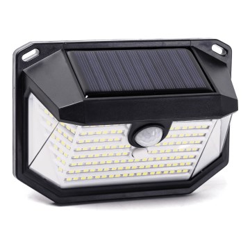 Aigostar - LED Solar wall light with sensor LED/0,8W/5,5V 6500K IP65
