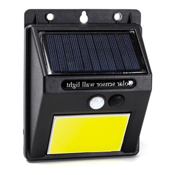 Aigostar - LED Solar wall light with sensor LED/13W/5,5V 6500K IP65
