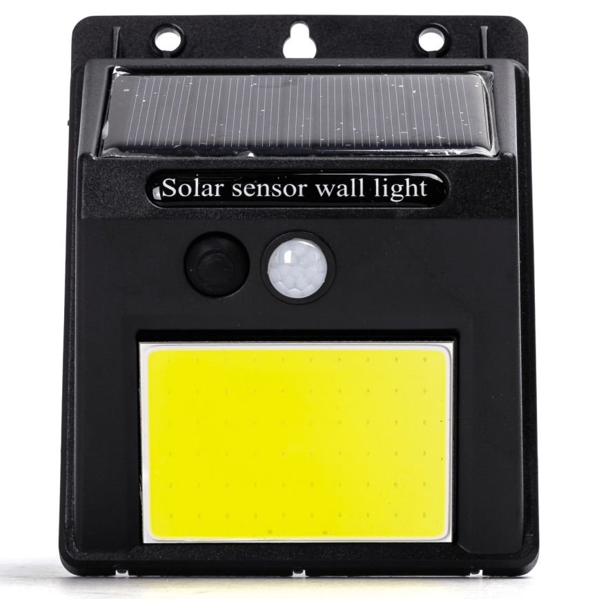 Aigostar - LED Solar wall light with sensor LED/13W/5,5V 6500K IP65