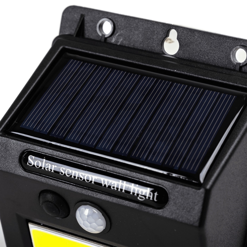 Aigostar - LED Solar wall light with sensor LED/13W/5,5V 6500K IP65