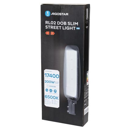 Aigostar - LED Street Light SLIM LED/200W/230V 6500K IP65