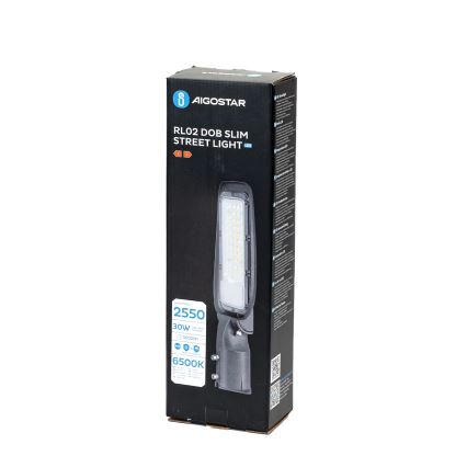 Aigostar - LED Street Light SLIM LED/30W/230V 6500K IP65