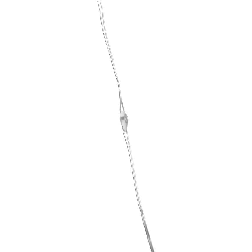 Aigostar - LED Outdoor String Lights 50 LEDs / 3×AA, 5.3 m, Cool White
