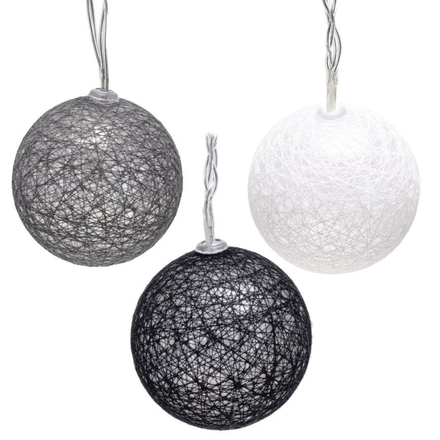 Aigostar - LED string lights 10xLED/3xAA 2m warm white