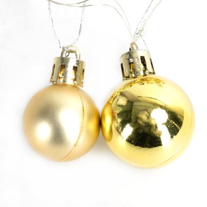 Aigostar - LED string lights, 20xLED / 3xAA, 2 m, warm white