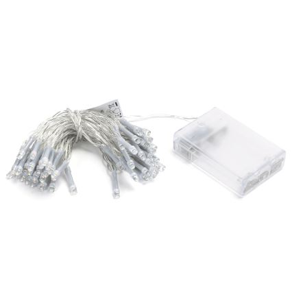 Aigostar - LED string lights 50xLED/3xAA 5,3m multicolor