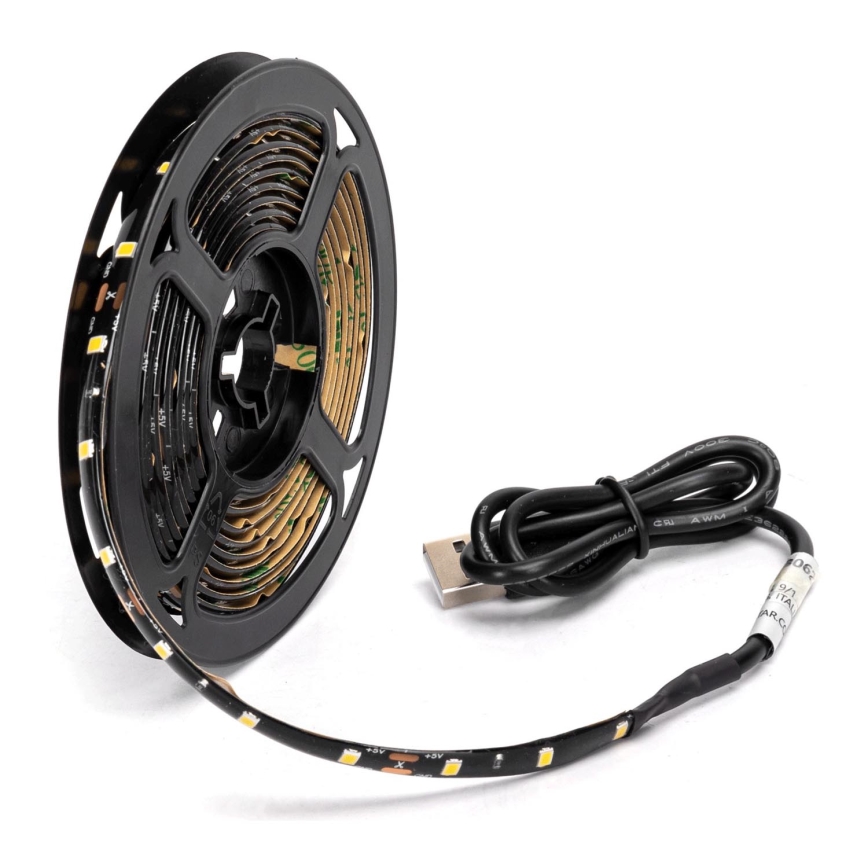 Aigostar - LED Strip 2m LED/4,9W/5V 6500K IP65 black