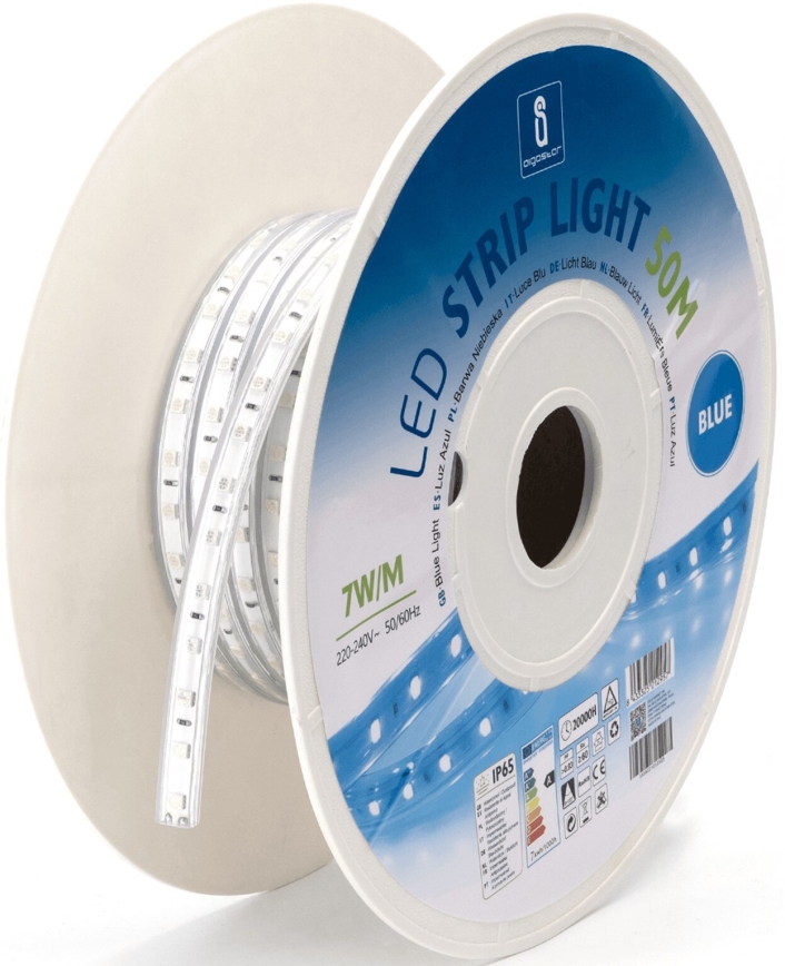 Aigostar - LED Strip LED/350W/230V 50m blue IP65