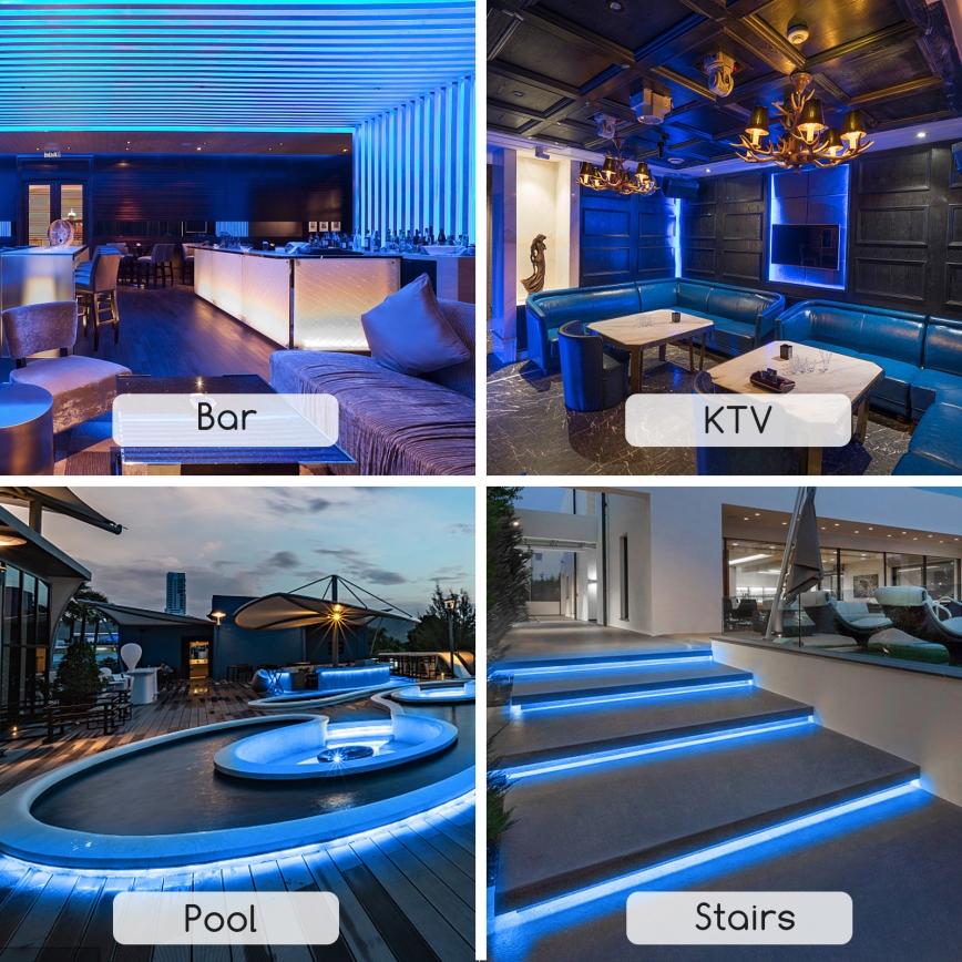 Aigostar - LED Strip LED/350W/230V 50m blue IP65